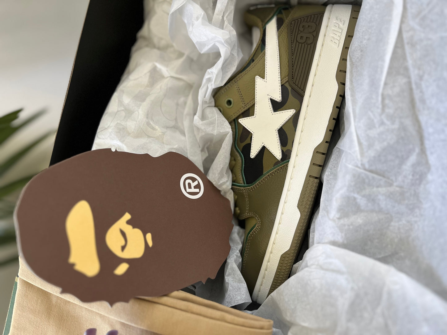 "A BATHING APE” Bape Sk8 Sta #2 Lace-Ups